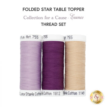  Folded Star Table Topper Kit - Collection for a Cause - Essence Thread Set