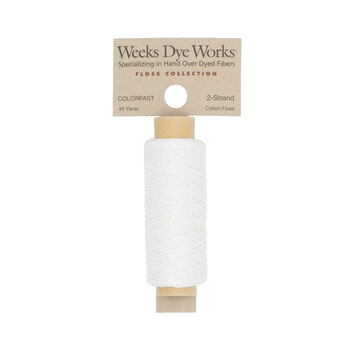 Weeks Dye Works 1091-S Whitewash - 2 Strand 45 yard Embroidery Floss, Image