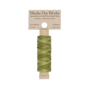 Weeks Dye Works 1193-S Guacamole - 2 Strand 45 yard Embroidery Floss, Image