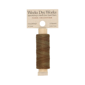 Weeks Dye Works 1233-S Cocoa - 2 Strand 45 yard Embroidery Floss, Image
