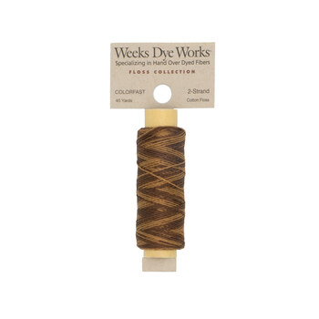 Weeks Dye Works 1237-S Swiss Chocolate - 2 Strand 45 yard Embroidery Floss, Image