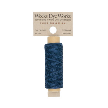 Weeks Dye Works 1306-S Navy - 2 Strand 45 yard Embroidery Floss, Image