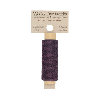 Weeks Dye Works 1316-S Mulberry - 2 Strand 45 yard Embroidery Floss, Image