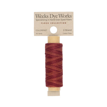 Weeks Dye Works 1333-S Lancaster Red - 2 Strand 45 yard Embroidery Floss, Image