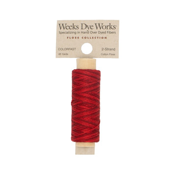 Weeks Dye Works 2266-S Turkish Red - 2 Strand 45 yard Embroidery Floss, Image
