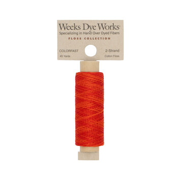 Weeks Dye Works 2268-S Fire - 2 Strand 45 yard Embroidery Floss, Image