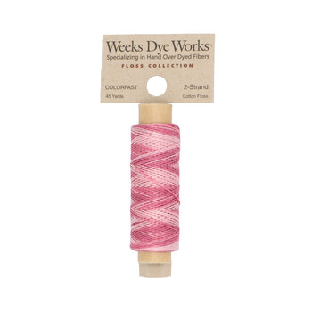 Weeks Dye Works 2280-S Emma's Pink - 2 Strand 45 yard Embroidery Floss, Image