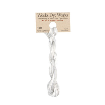 Weeks Dye Works 1088 White Lightning - 6 Strand Embroidery Floss, Image