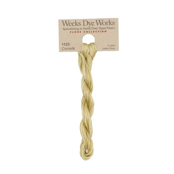 Weeks Dye Works 1123 Cornsilk - 6 Strand Embroidery Floss, Image