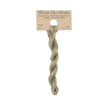 Weeks Dye Works 1173 Gray - 6 Strand Embroidery Floss, Image