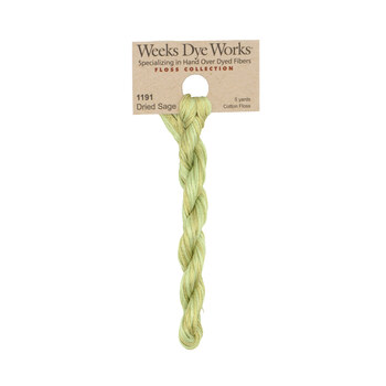 Weeks Dye Works 1191 Dried Sage - 6 Strand Embroidery Floss, Image