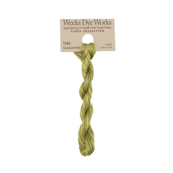Weeks Dye Works 1193 Guacamole - 6 Strand Embroidery Floss, Image