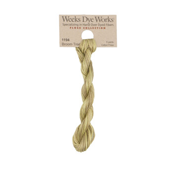 Weeks Dye Works 1194 Broom Tree - 6 Strand Embroidery Floss, Image