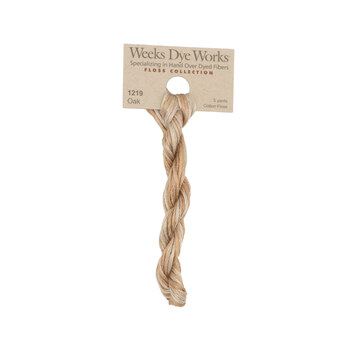 Weeks Dye Works 1219 Oak - 6 Strand Embroidery Floss, Image