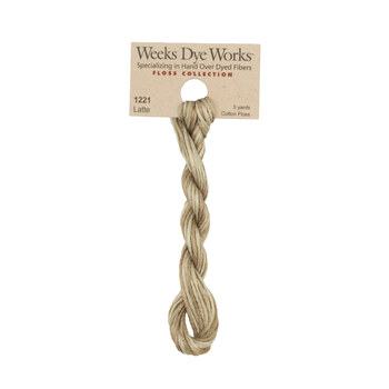 Weeks Dye Works 1221 Latte - 6 Strand Embroidery Floss, Image