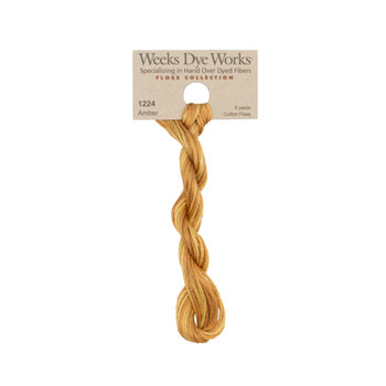 Weeks Dye Works 1224 Amber - 6 Strand Embroidery Floss, Image