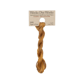 Weeks Dye Works 1225 Tiger's Eye - 6 Strand Embroidery Floss, Image