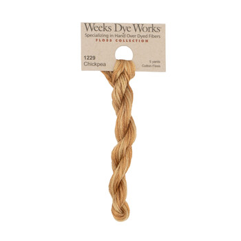 Weeks Dye Works 1229 Chickpea - 6 Strand Embroidery Floss, Image