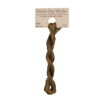 Weeks Dye Works 1230 Havana - 6 Strand Embroidery Floss, Image