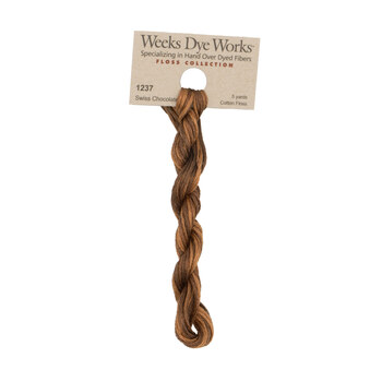 Weeks Dye Works 1237 Swiss Chocolate - 6 Strand Embroidery Floss, Image