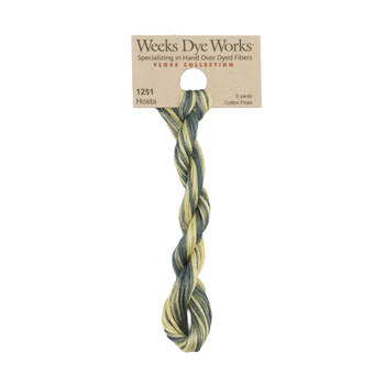 Weeks Dye Works 1251 Hosta - 6 Strand Embroidery Floss, Image