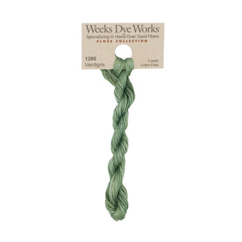 Weeks Dye Works 1280 Verdigris - 6 Strand Embroidery Floss, Image