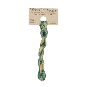 Weeks Dye Works 1281 Mallard - 6 Strand Embroidery Floss, Image