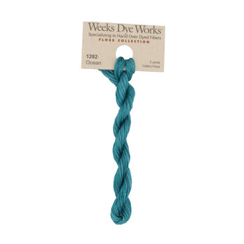 Weeks Dye Works 1282 Ocean - 6 Strand Embroidery Floss, Image
