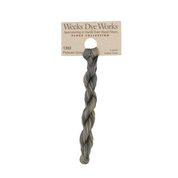 Weeks Dye Works 1302 Pelican Gray - 6 Strand Embroidery Floss, Image