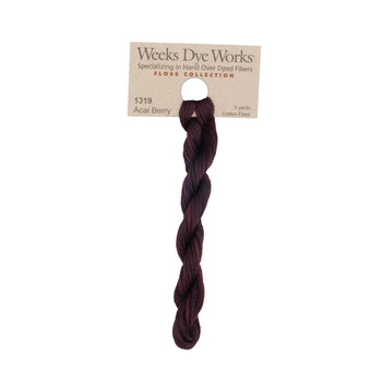 Weeks Dye Works 1319 Acai Berry - 6 Strand Embroidery Floss, Image