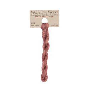 Weeks Dye Works 1332 Red Pear - 6 Strand Embroidery Floss, Image