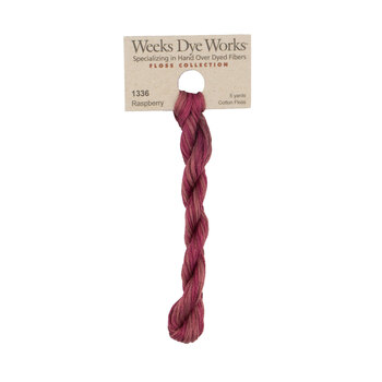 Weeks Dye Works 1336 Raspberry - 6 Strand Embroidery Floss, Image