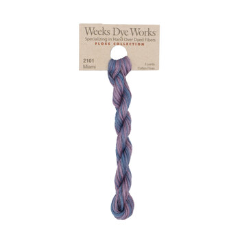 Weeks Dye Works 2101 Miami - 6 Strand Embroidery Floss, Image
