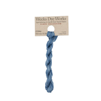 Weeks Dye Works 2104a Winnie B Blue - 6 Strand Embroidery Floss, Image