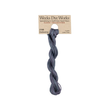 Weeks Dye Works 2108 Battleship - 6 Strand Embroidery Floss, Image