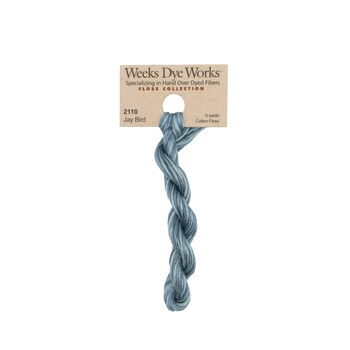 Weeks Dye Works 2110 Jay Bird - 6 Strand Embroidery Floss, Image