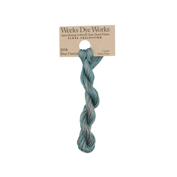 Weeks Dye Works 2116 Blue Fescue - 6 Strand Embroidery Floss, Image