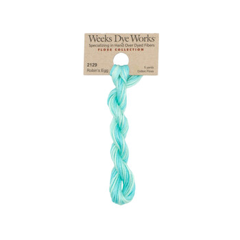 Weeks Dye Works 2129 Robin's Egg - 6 Strand Embroidery Floss, Image