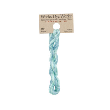 Weeks Dye Works 2131 Aqua - 6 Strand Embroidery Floss, Image