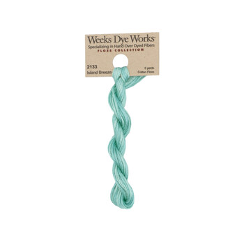 Weeks Dye Works 2133 Island Breeze - 6 Strand Embroidery Floss, Image