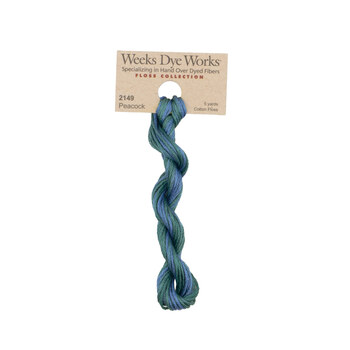 Weeks Dye Works 2149 Peacock - 6 Strand Embroidery Floss, Image