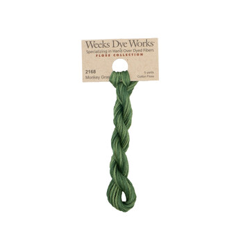 Weeks Dye Works 2168 Monkey Grass - 6 Strand Embroidery Floss, Image