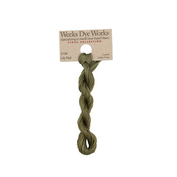 Weeks Dye Works 2194 Lily Pad - 6 Strand Embroidery Floss, Image