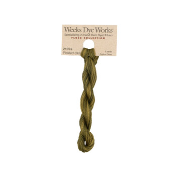 Weeks Dye Works 2197a Pickled Okra - 6 Strand Embroidery Floss, Image