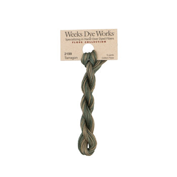 Weeks Dye Works 2199 Tarragon - 6 Strand Embroidery Floss, Image