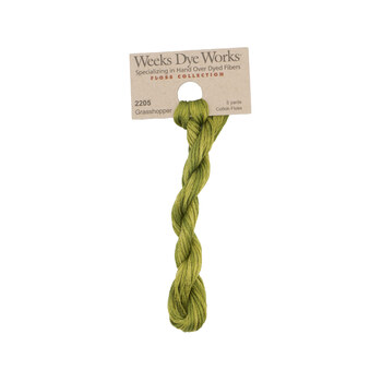 Weeks Dye Works 2205 Grasshopper - 6 Strand Embroidery Floss, Image