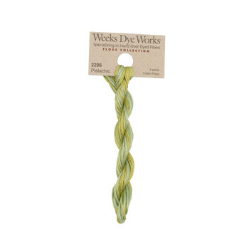 Weeks Dye Works 2206 Pistachio - 6 Strand Embroidery Floss, Image