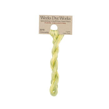 Weeks Dye Works 2210 Citronella - 6 Strand Embroidery Floss, Image