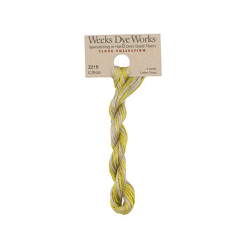 Weeks Dye Works 2216 Citronella - 6 Strand Embroidery Floss, Image
