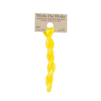 Weeks Dye Works 2217 Lemon Chiffon - 6 Strand Embroidery Floss, Image